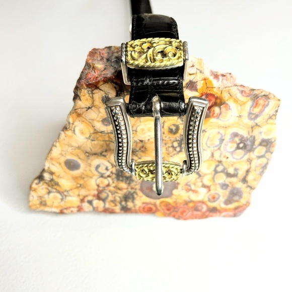 Brighton Womens Belt, Size 32/ML, Black with Brown Changeable Back main image 7